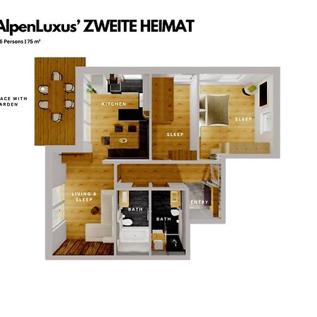 Zweite Heimat - Garden & Underground Parking Space By Alpenluxus Appartements Фюген Экстерьер фото
